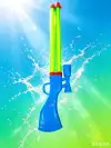 Summer water fight magic tool! Blue and green dual-barrel sniper wind pull water cannon, with an extremely stable range Specification image